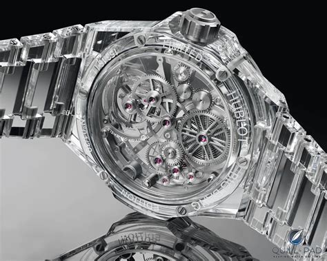 hublot crystal watch.